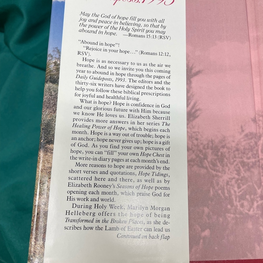 Daily Guideposts 1993 Book - Picture 4 of 6